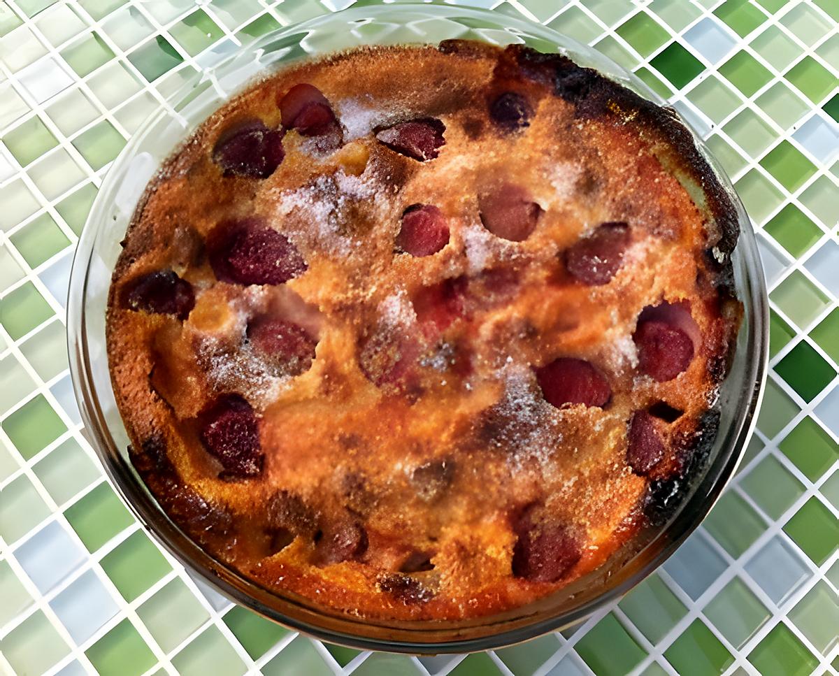 recette Clafoutis abricots, fraises, nougat