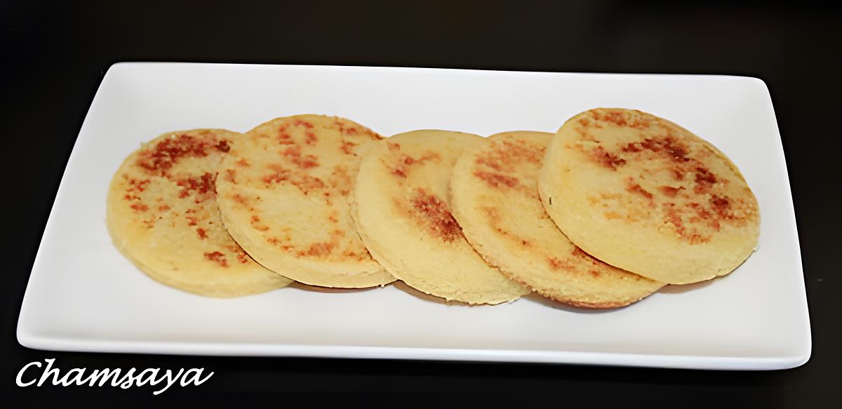 recette Mini harcha ou galette de semoule à la marocaine