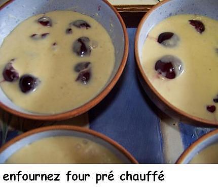 recette Clafoutis métissé aux cerises de France au lait de coco et zeste de citron vert