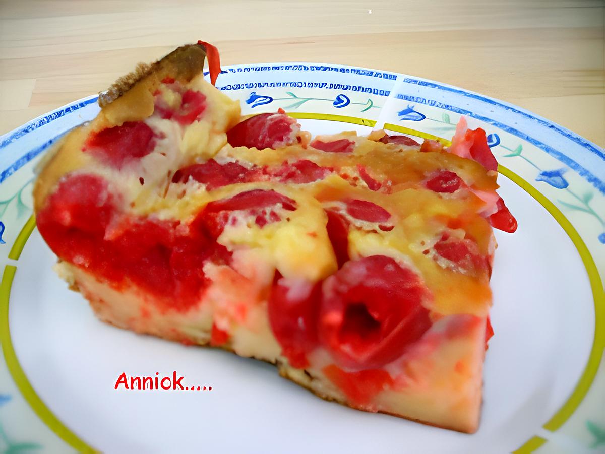 recette Clafoutis  bigarreaux au sirop