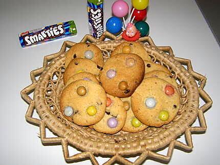 recette cookies aux smarties