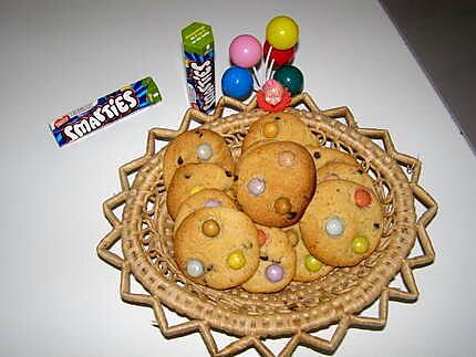 recette cookies aux smarties