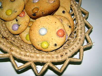 recette cookies aux smarties