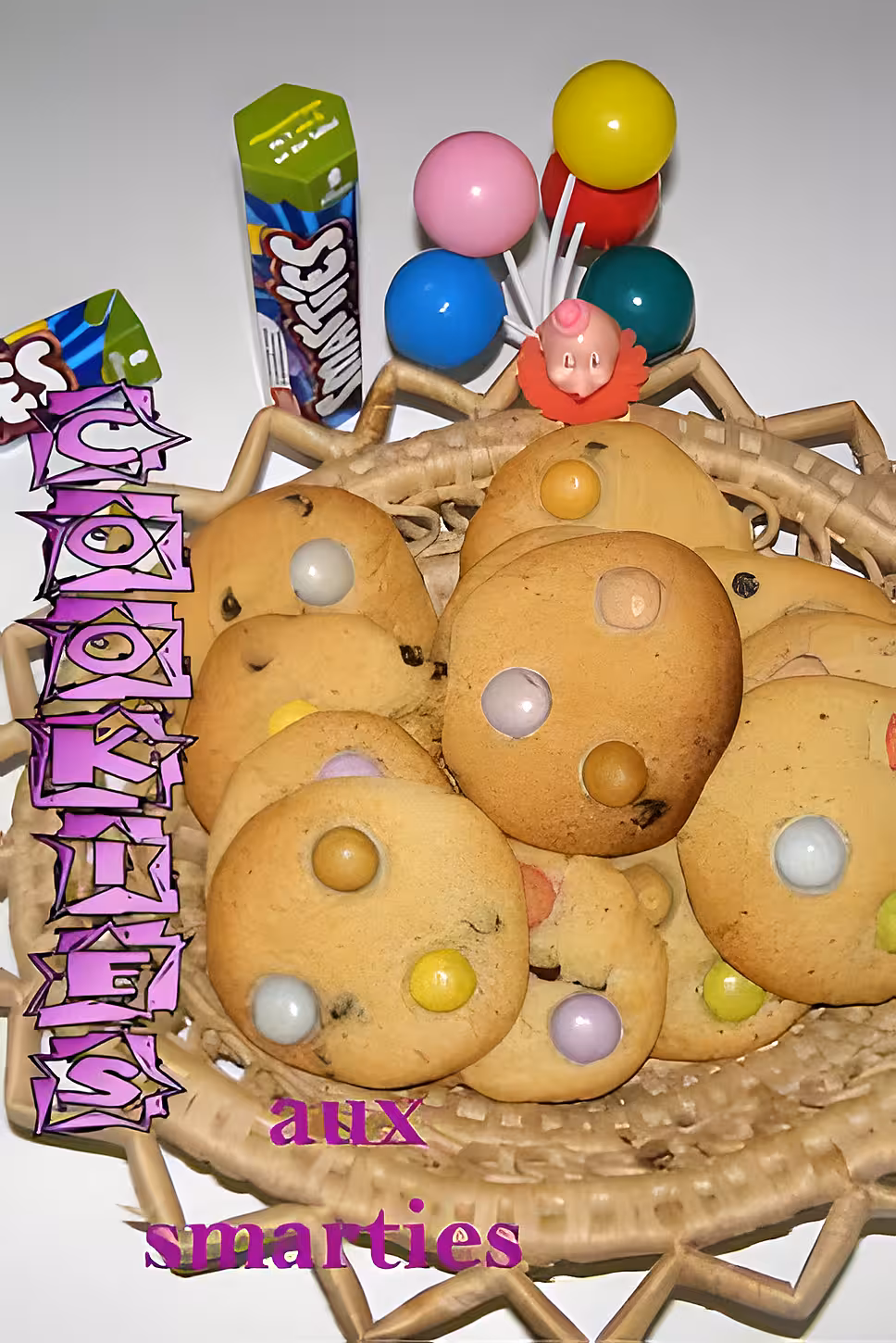 recette cookies aux smarties
