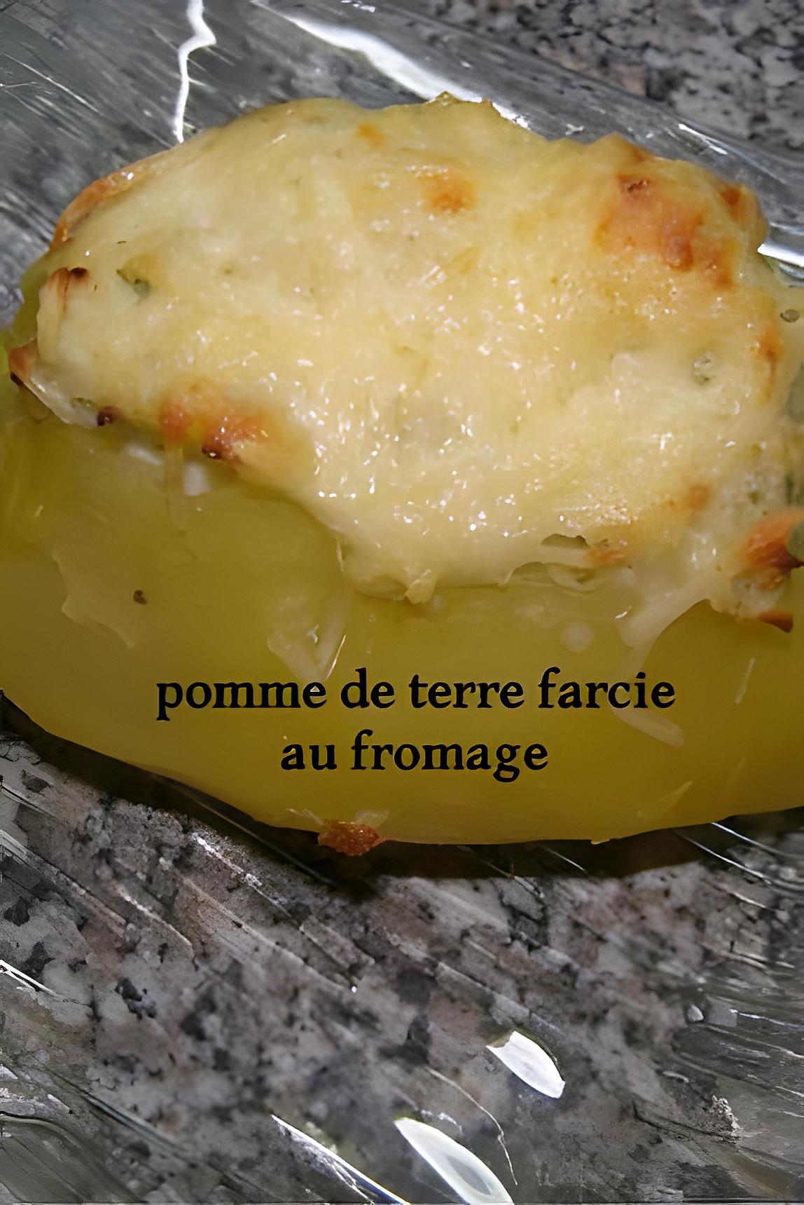 recette pomme de terre farcie au fromage