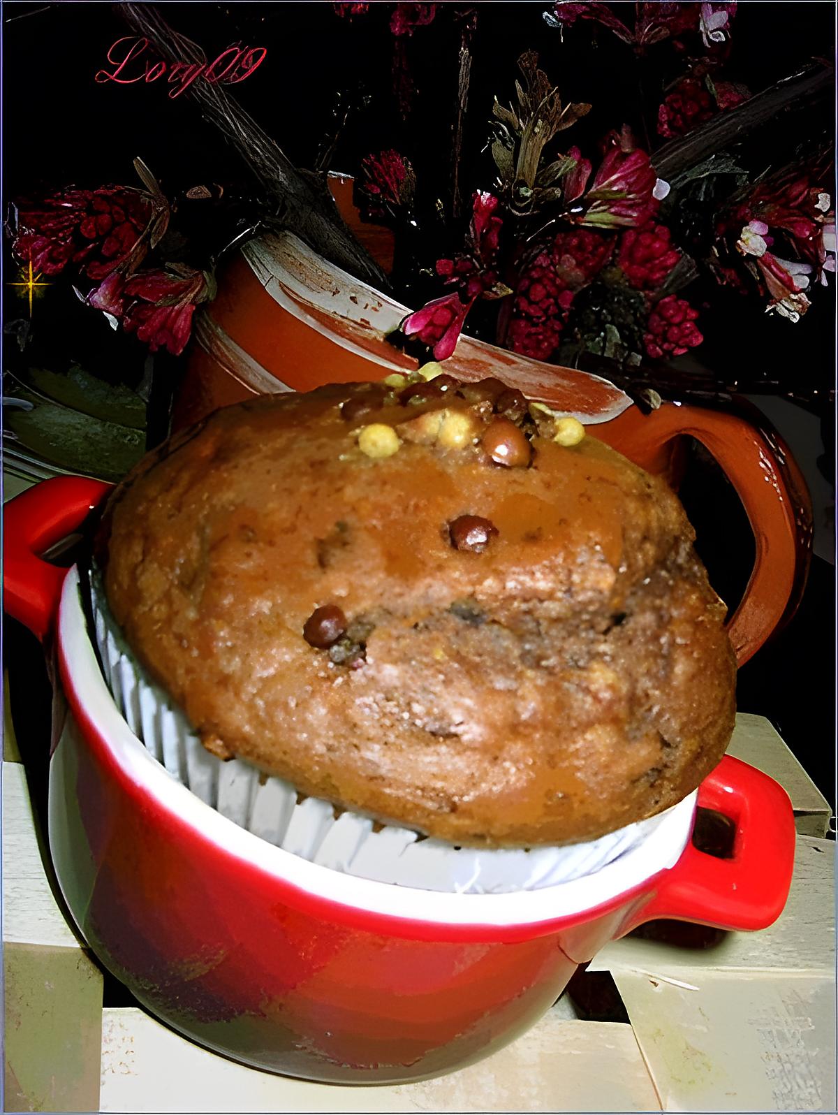 recette muffins au cacao "de luxe"