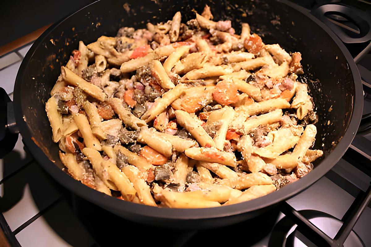 recette Pennes aux légumes et ricotta