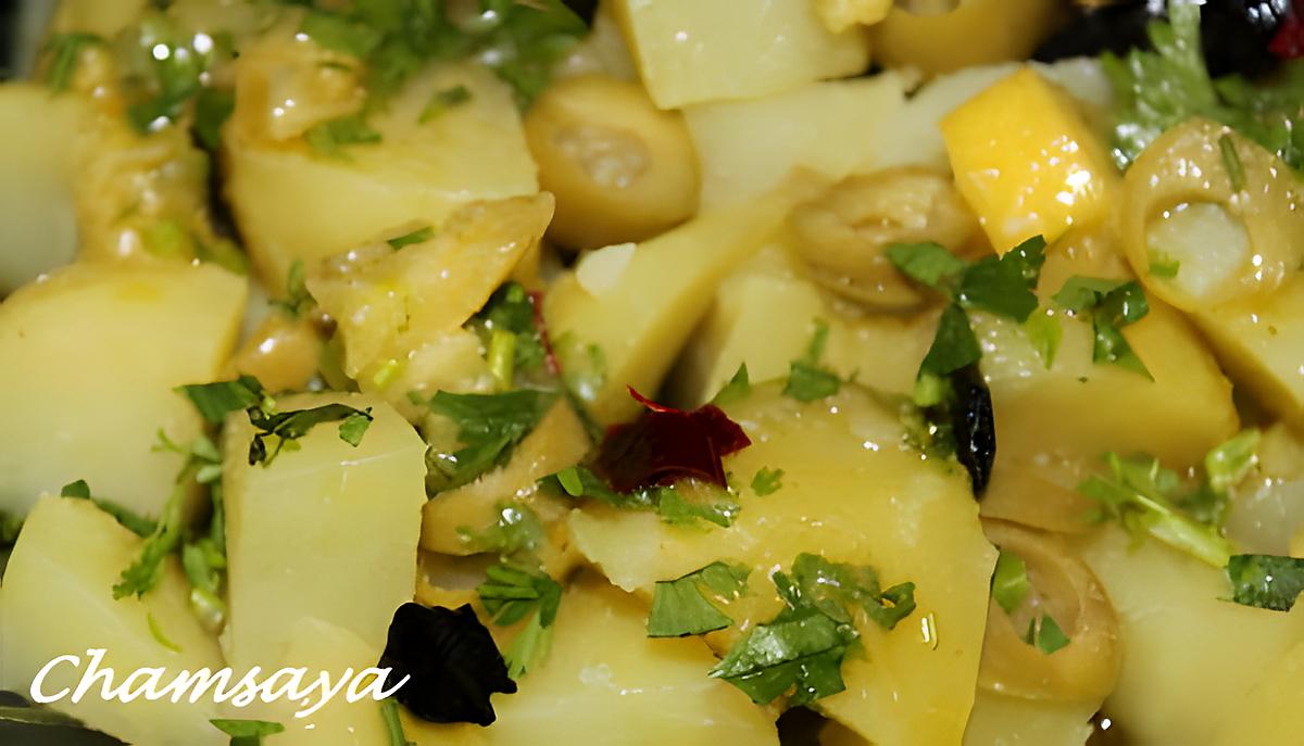 recette Salade de pommes de terre au citron confit