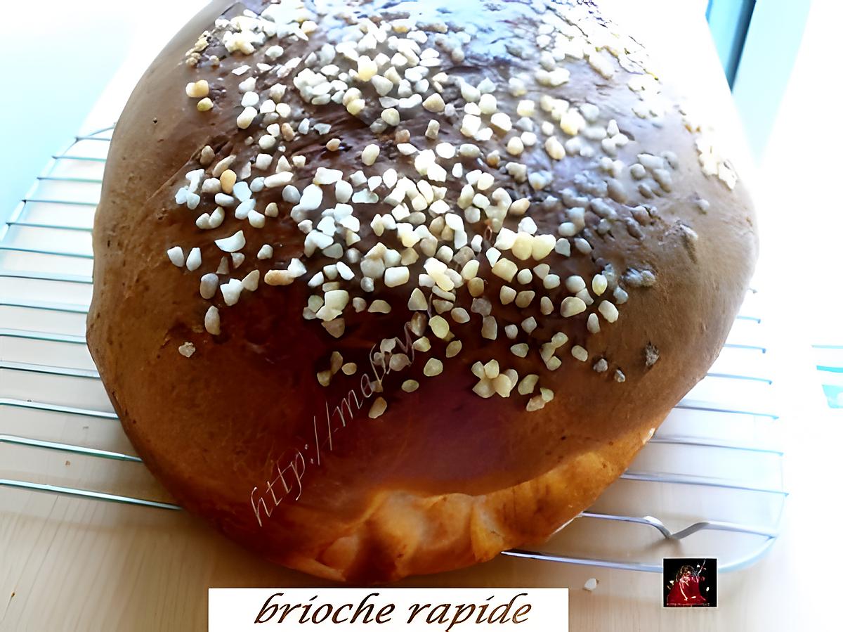 recette brioche rapide