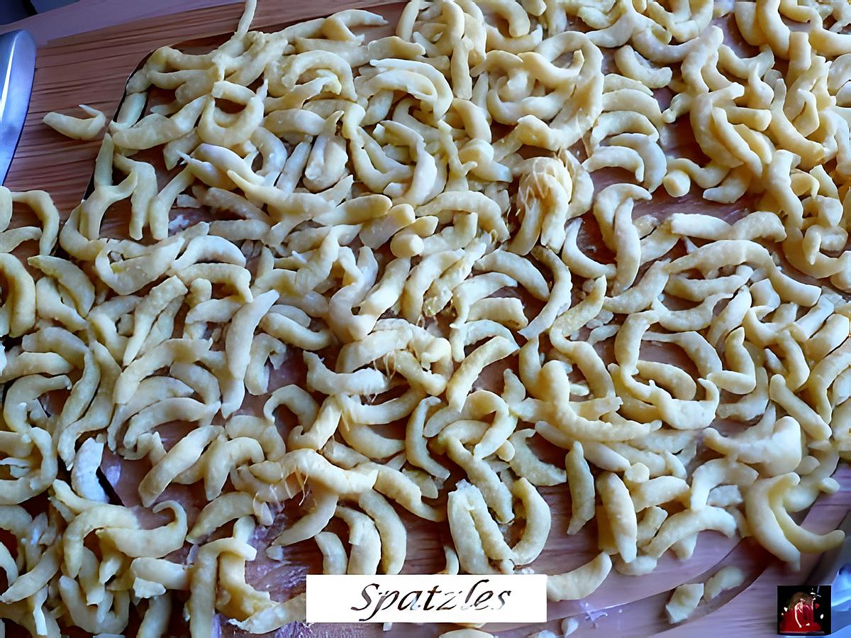 recette spatzles