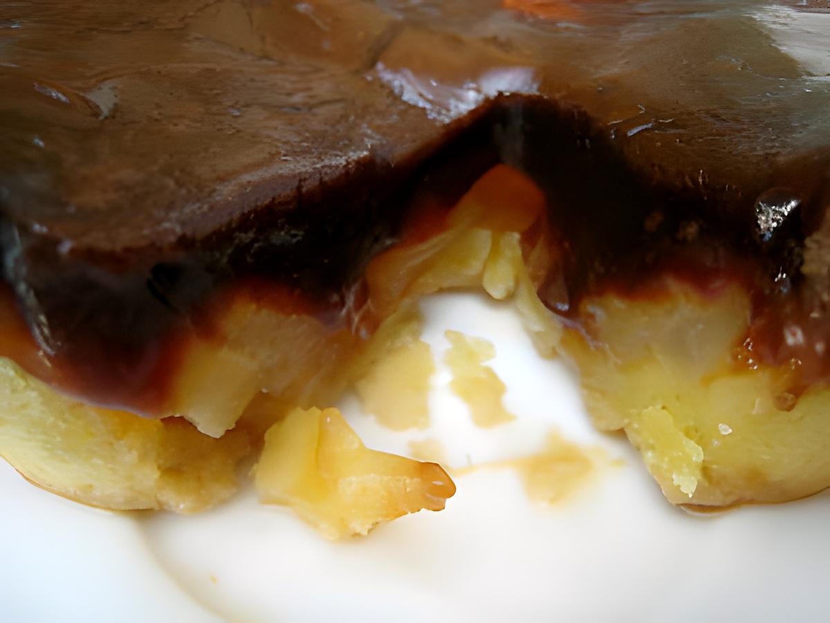 recette Tarte à la poire-caramel et fleur de sel