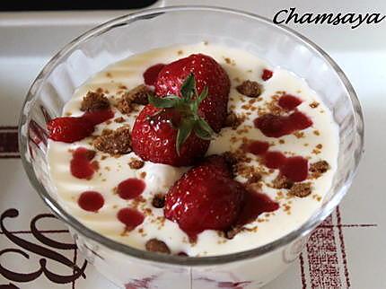 recette Tiramisu aux fraises et speculoos