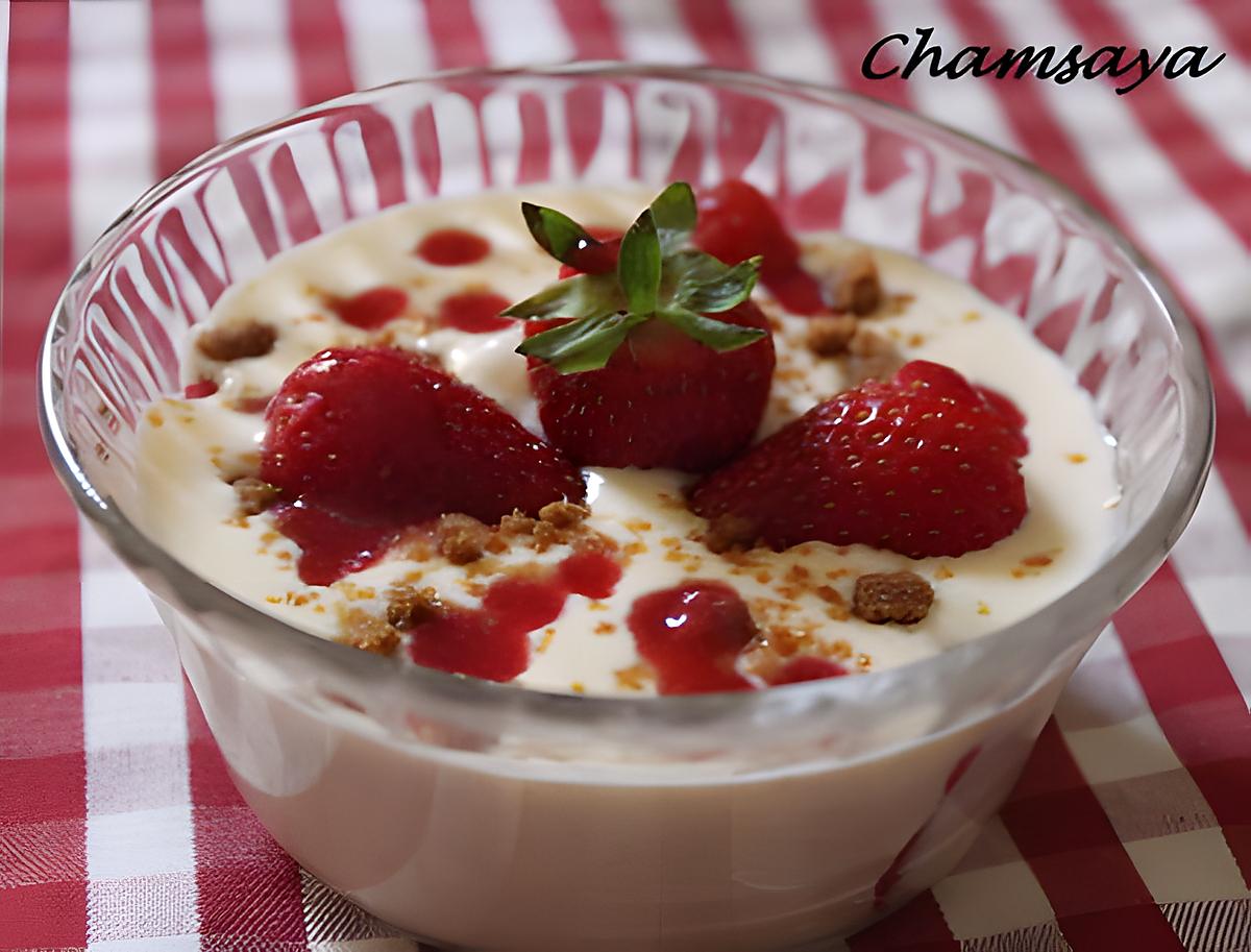 recette Tiramisu aux fraises et speculoos