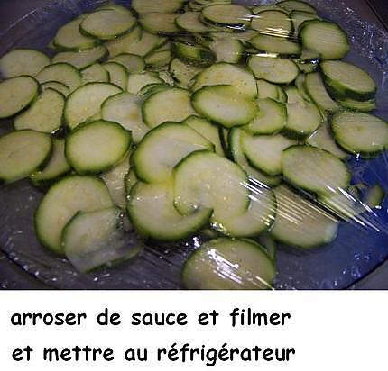 recette Carpaccio de courgettes crues