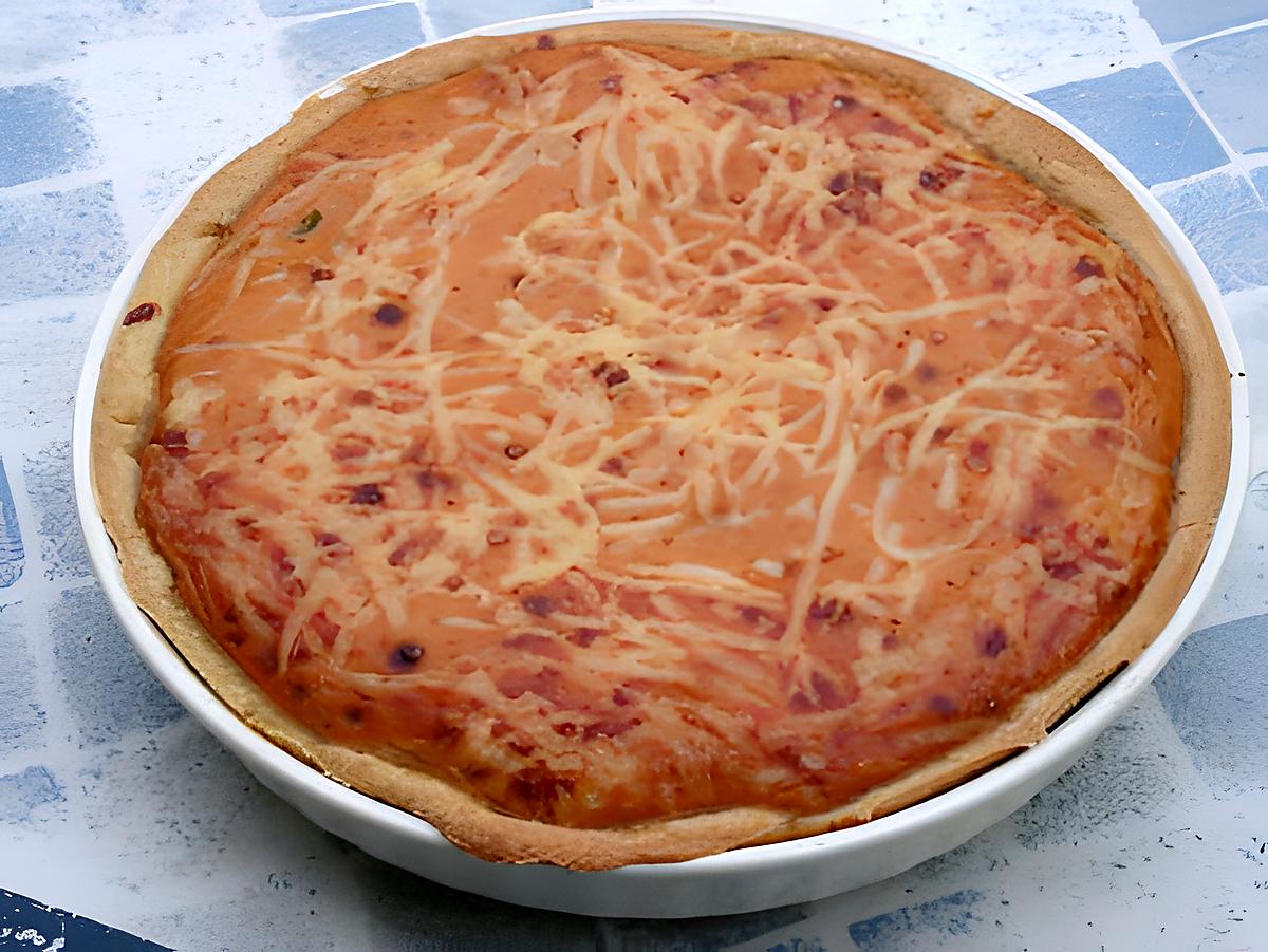 recette Quiche aux poireaux à la bisque