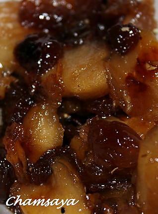 recette Chutney pommes et raisins secs