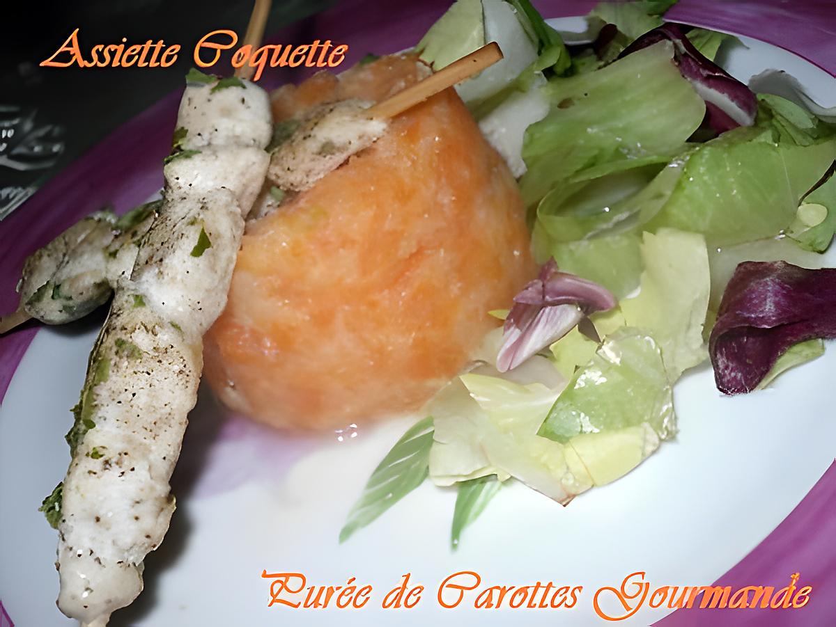 recette Purée de carottes gourmande