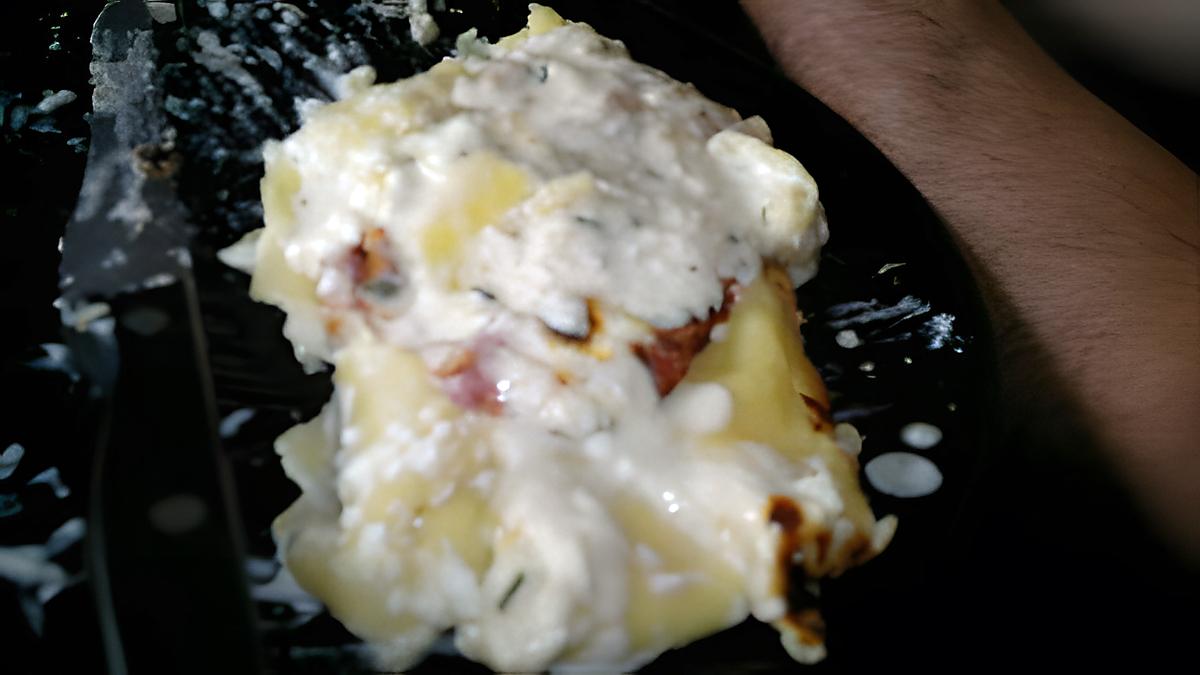 recette lasagnes chevre frais et bacon