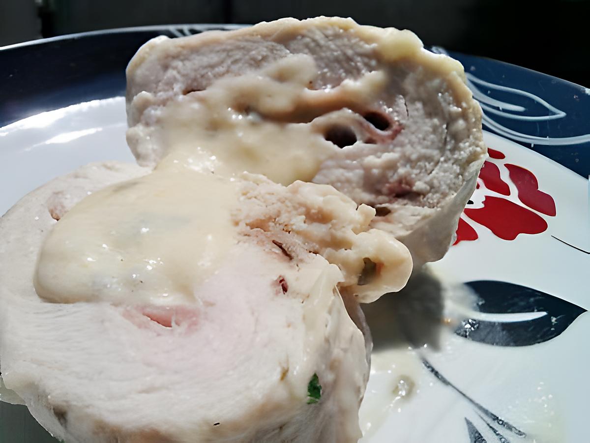 recette Paupiette de veau maison au bacon et fromage fondu