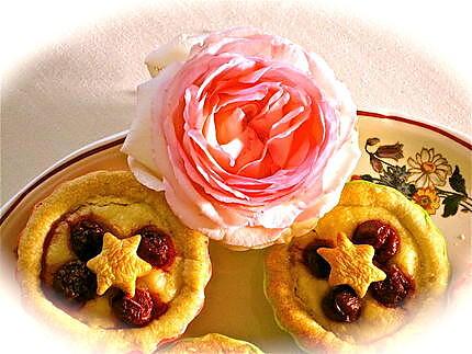 recette TARTELETTES AMANDINES AUX GRIOTTES