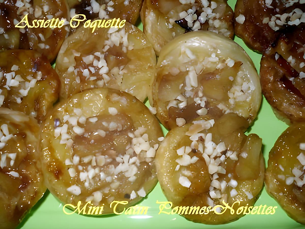 recette Mini Tatin Pomme Noisette