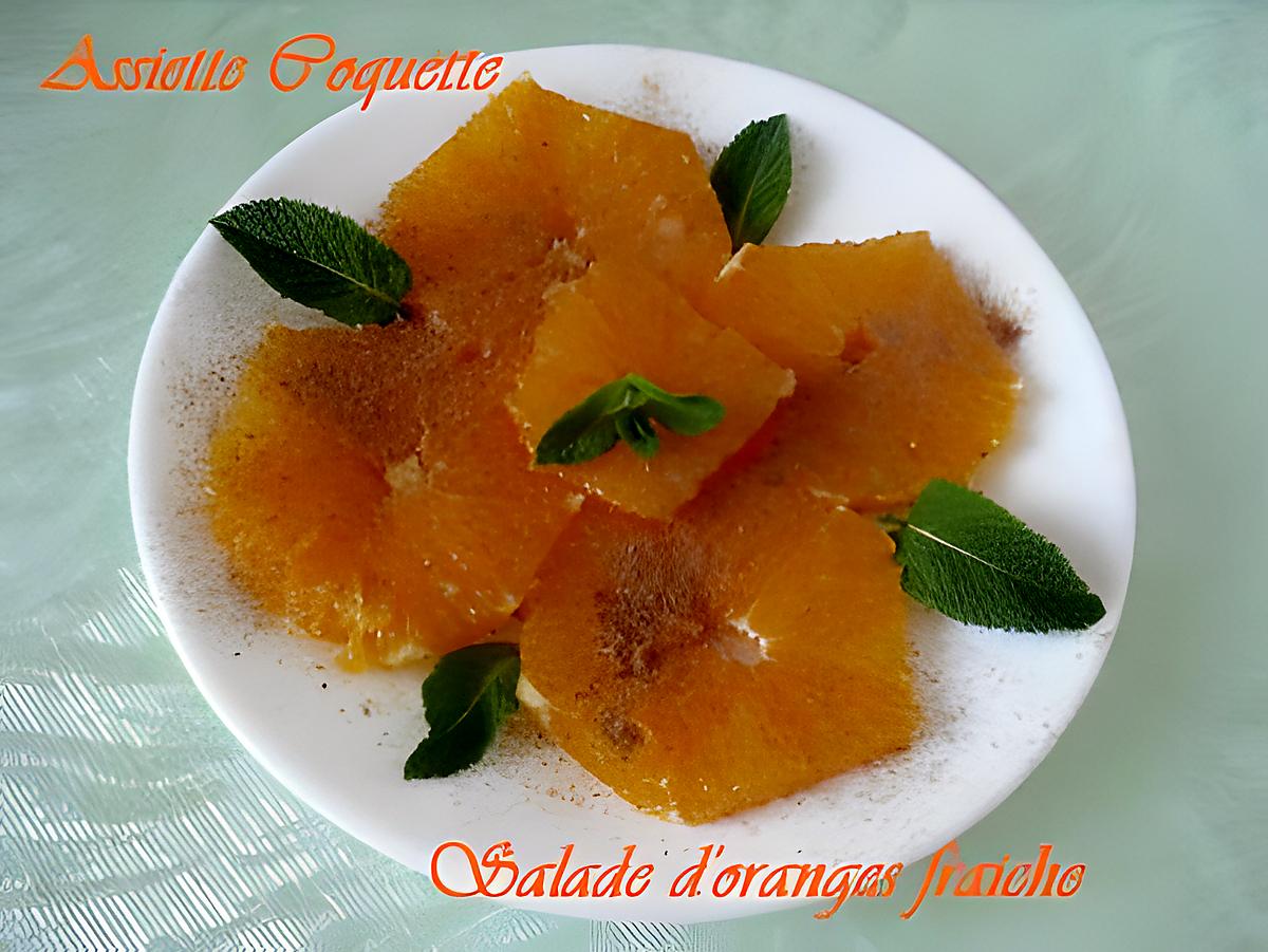 recette Salade d'oranges comme au Maroc