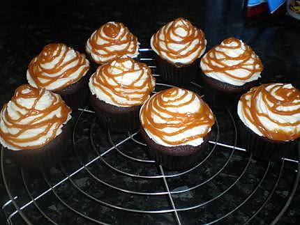 recette cupcakes choco caramel