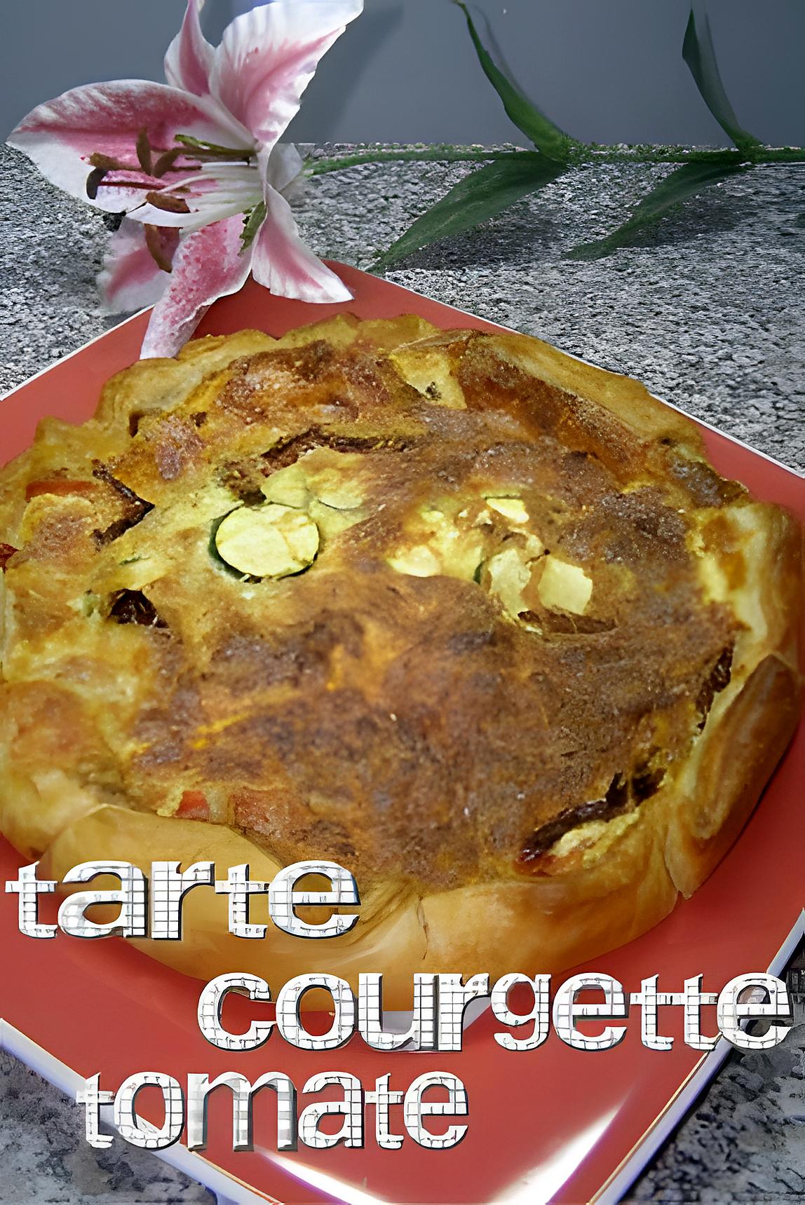 recette tarte courgette tomate