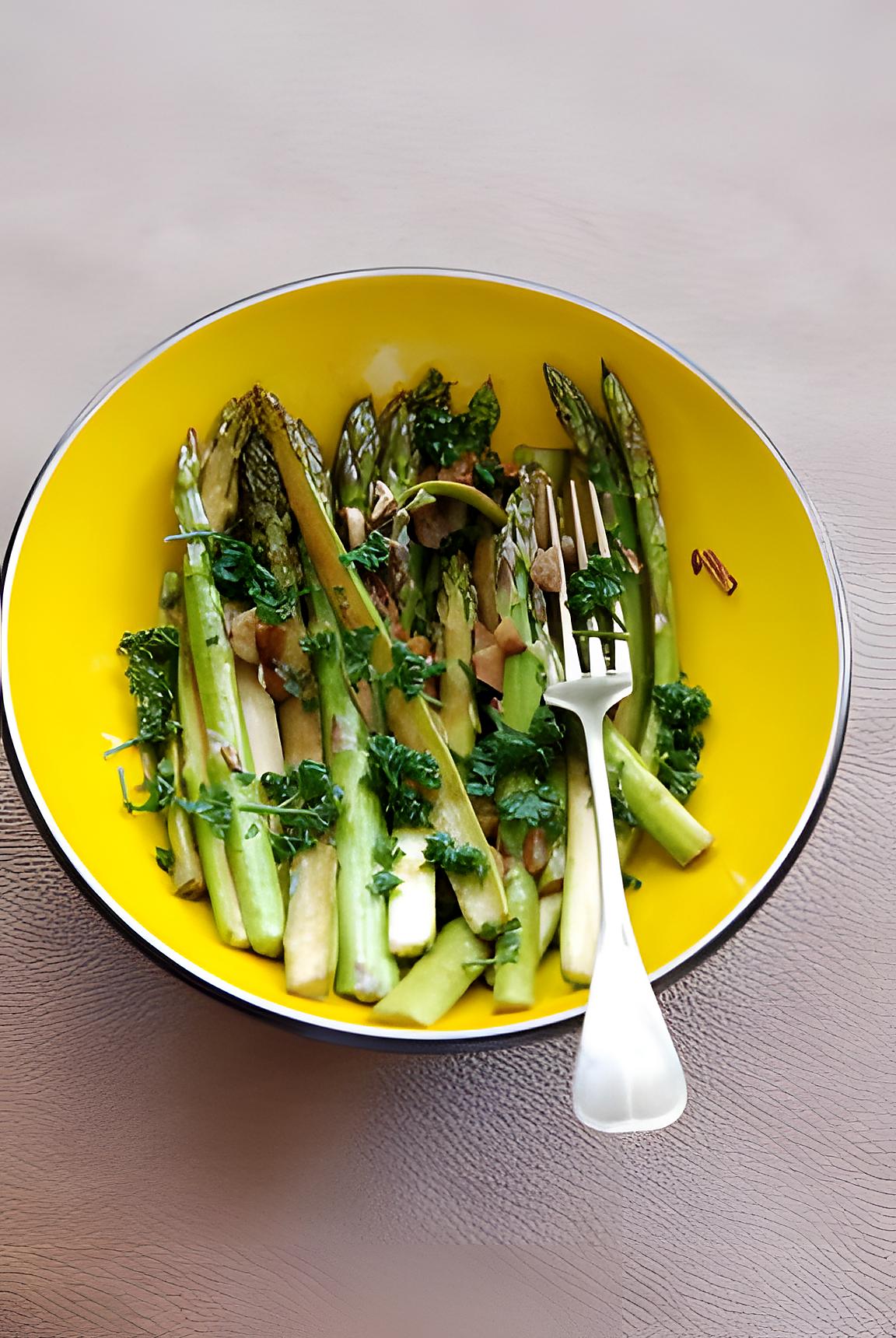 recette Asperges sautées au beurre balsamique