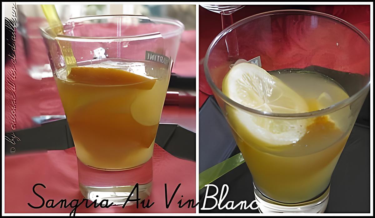 recette Sangria au vin blanc