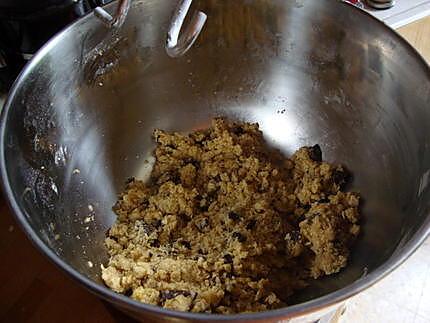 recette COOKIE.aux choco..et flocons d avoine