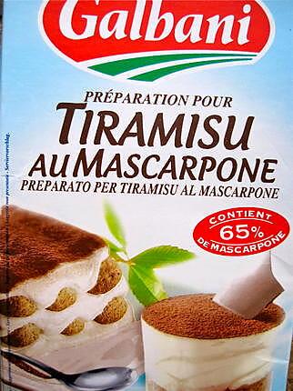 recette TIRAMISU AU MASCARPONE