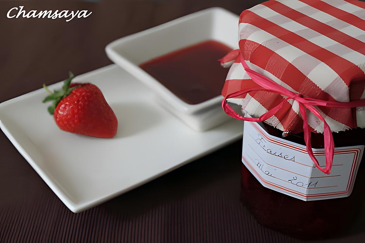 recette Confiture de fraises