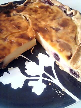 recette Flan patissier au cerises