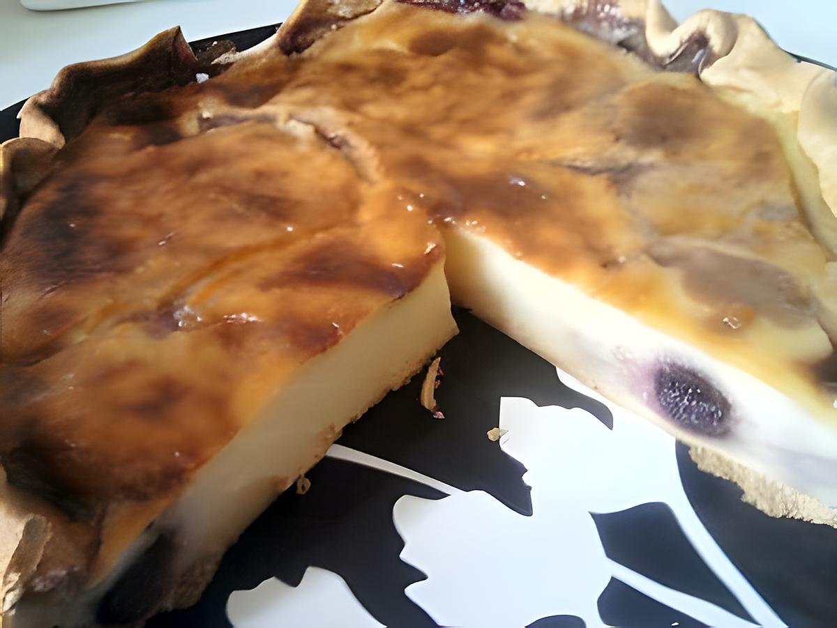 recette Flan patissier au cerises