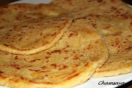 recette Melouis ou galettes à la semoule rondes et feuilletées