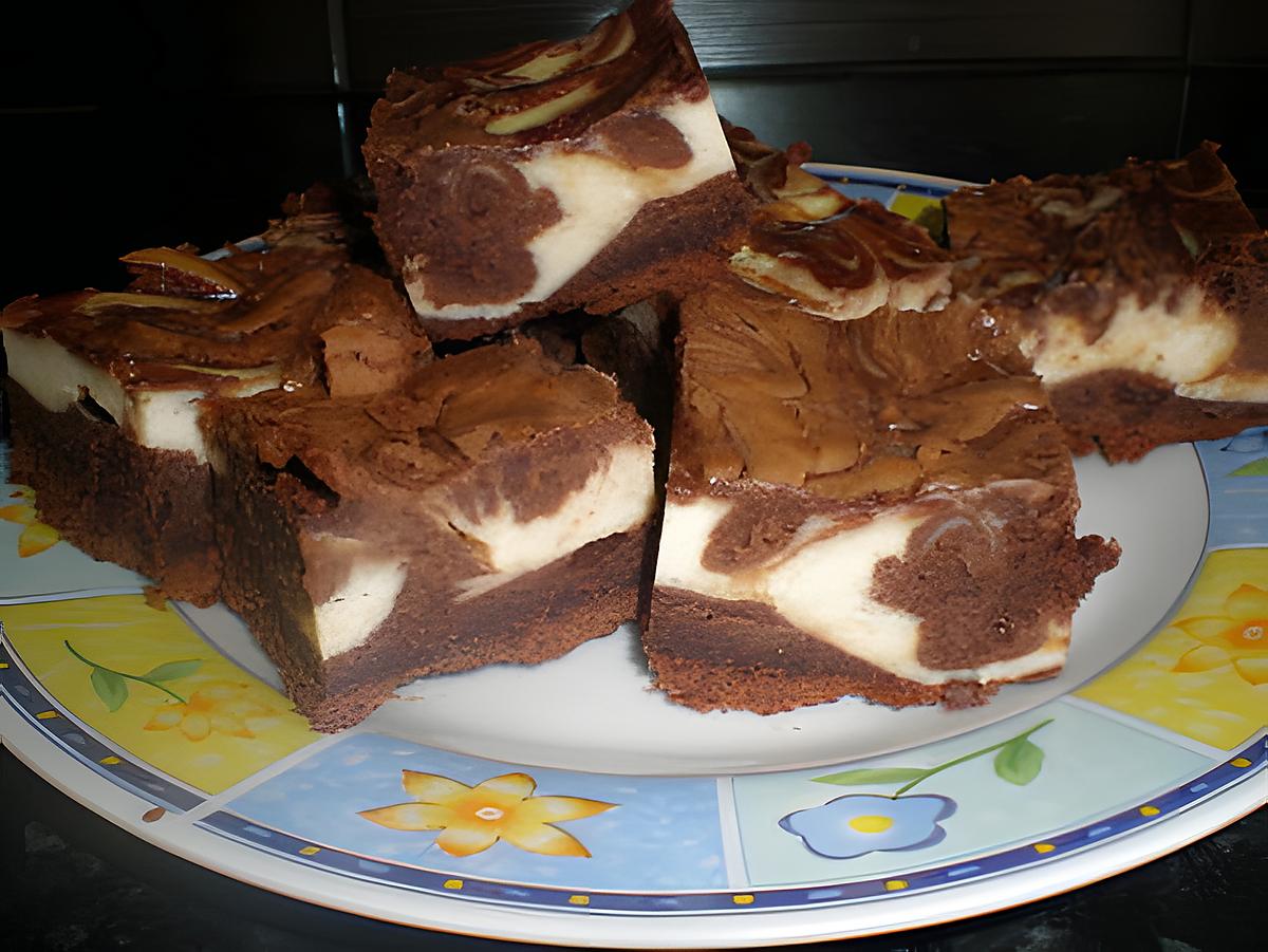 recette brownie cheesecake