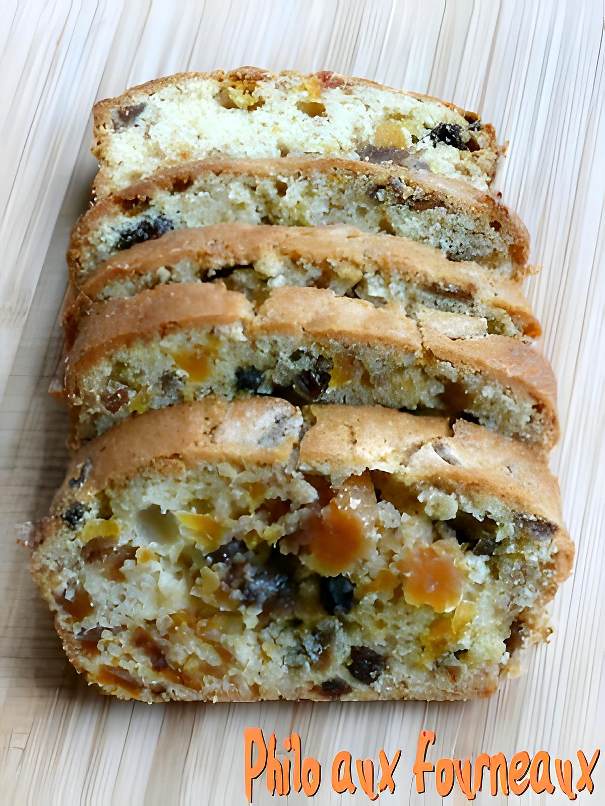 recette Cake aux abricots secs, raisins & figues