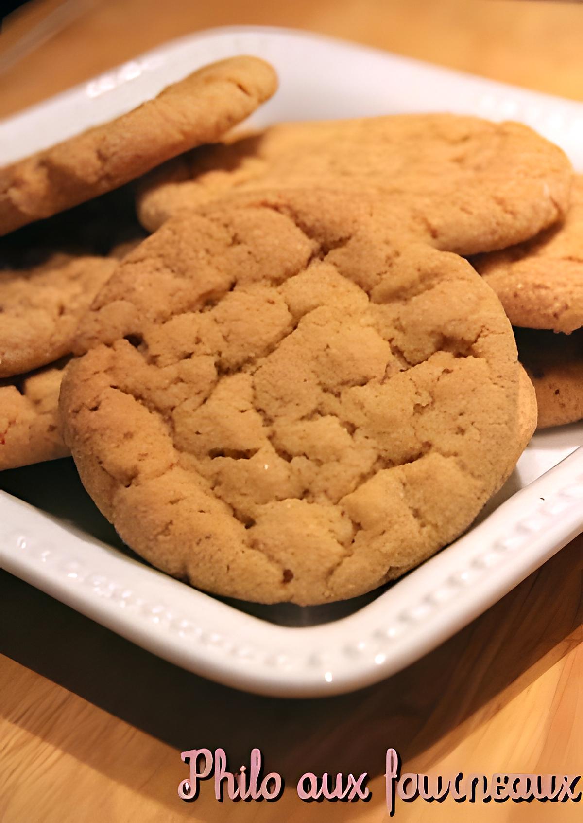 recette Biscuits au beurre de cacahuètes