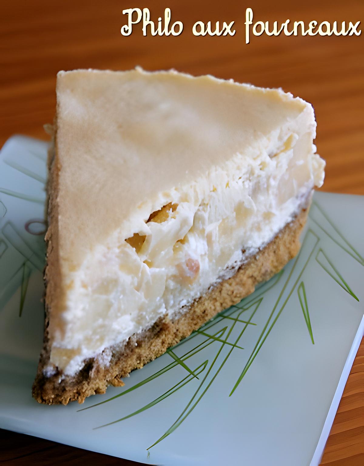 recette Cheesecake au sirop d'érable & aux pommes