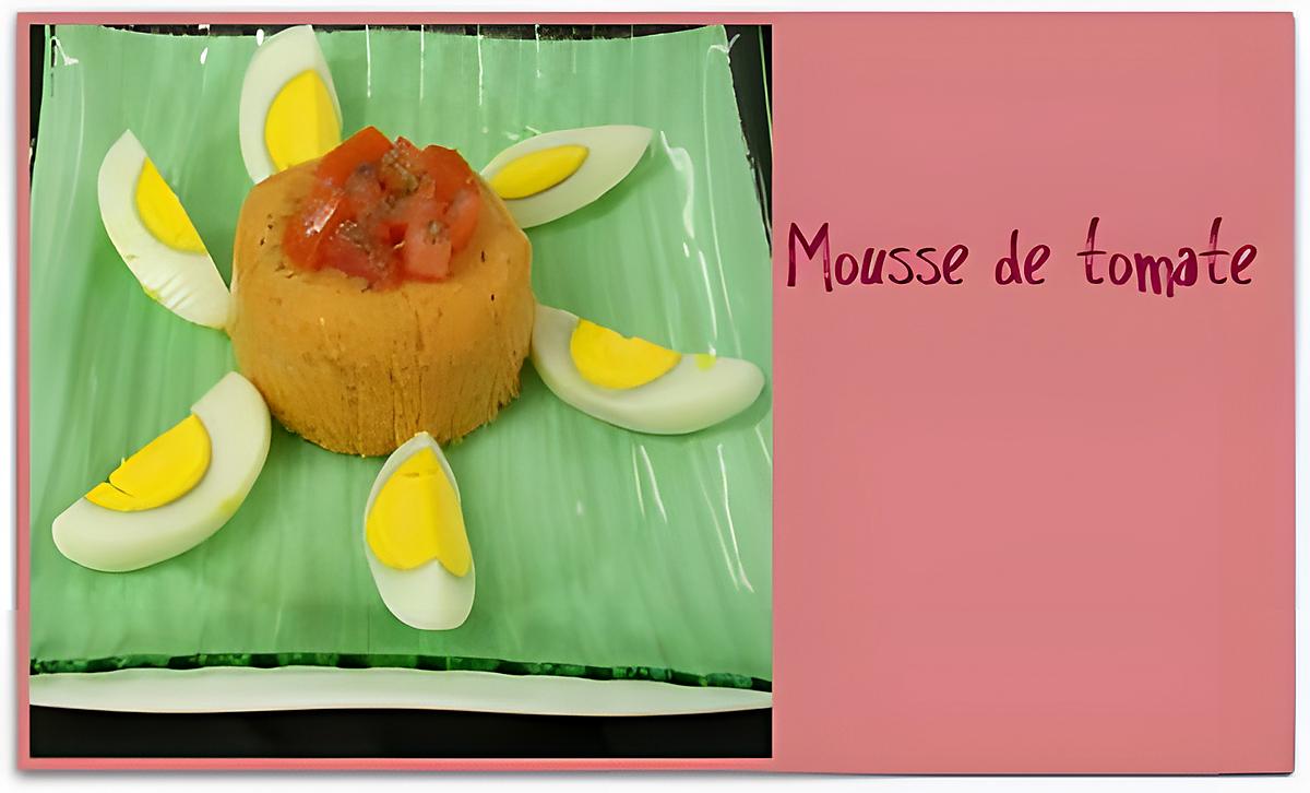 recette Mousse de tomate