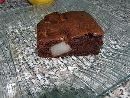 recette gateau chocolat poires