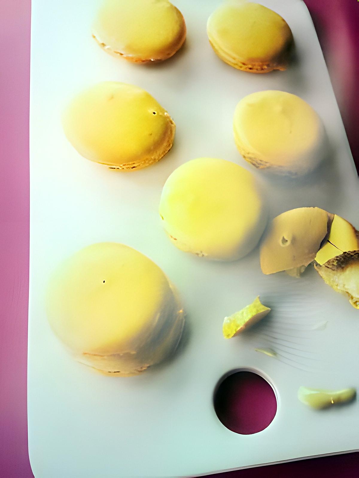 recette Macaron au citron