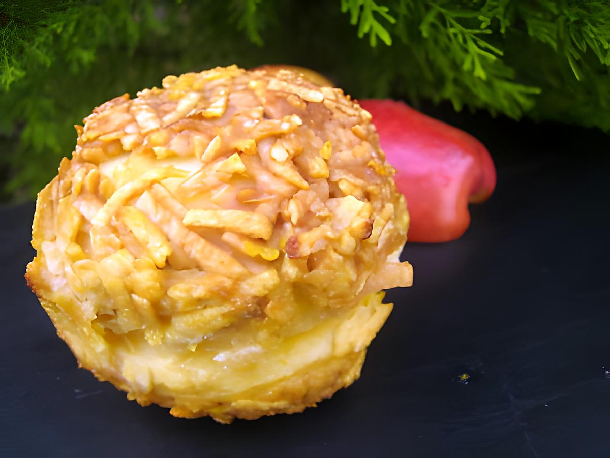 recette pomme au four et son râpé citronné