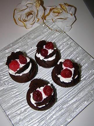 recette cupcakes cacao framboise