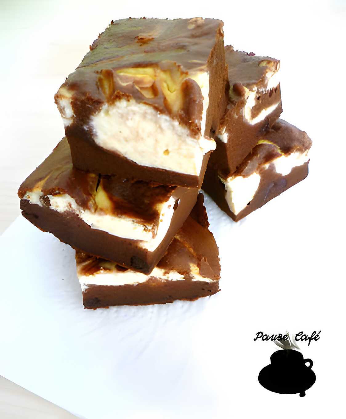 Brownie cheesecake