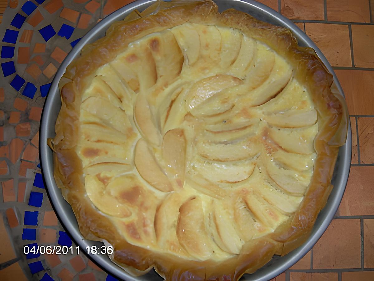 recette tarte aux pommes