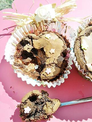 recette Cupcakes au coeur coulant de tolberone