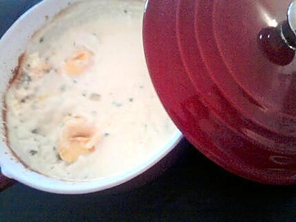 recette Oeuf cocotte au roquefort