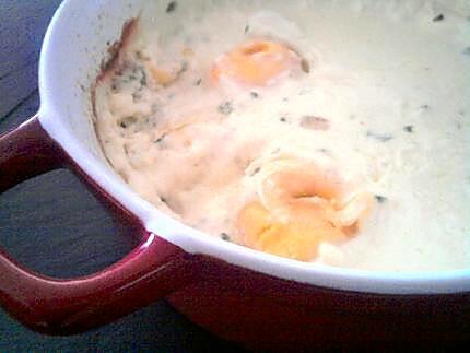 recette Oeuf cocotte au roquefort